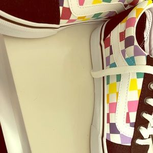 NWT Checkered Vans